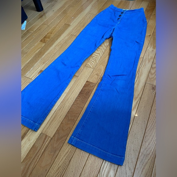Sweet bight blue Bellbottoms - Picture 3 of 6